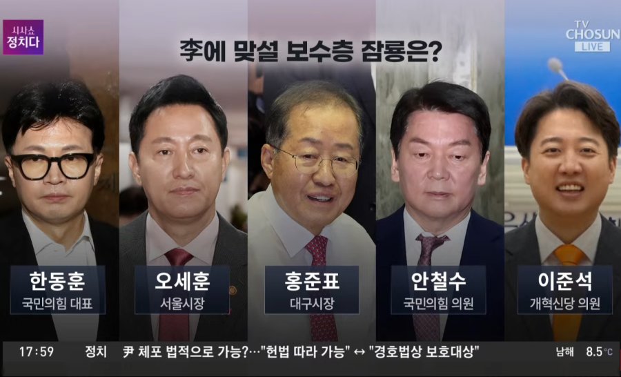 [잡담] 이야 국짐 대선 후보 라인업 봐라 | 인스티즈