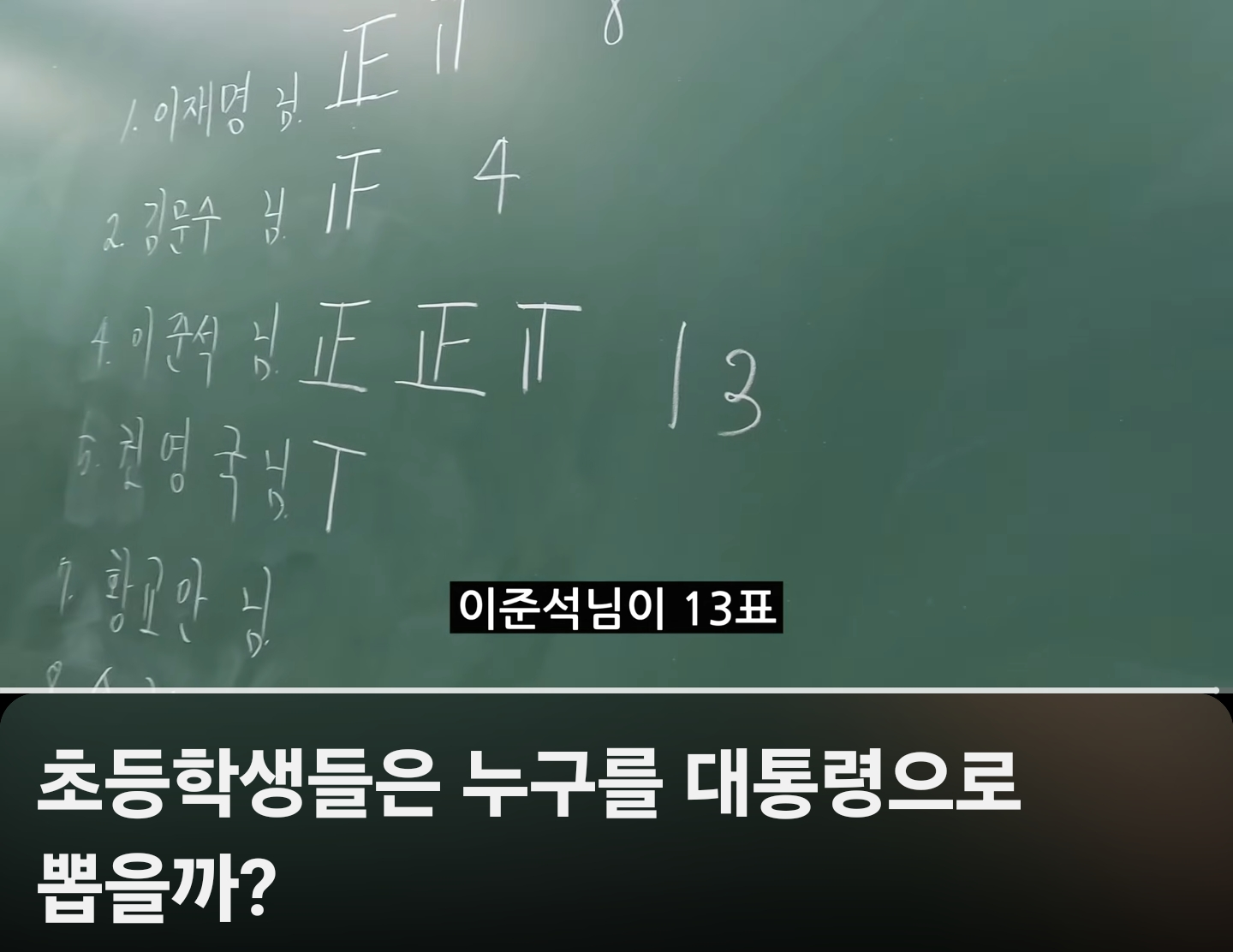 [잡담] 초등학교에서 가상으로 대선투표한 결과 | 인스티즈