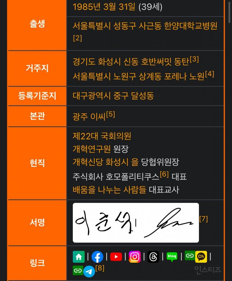 12년 전 이준석을 간파한 연예인.gif | 인스티즈