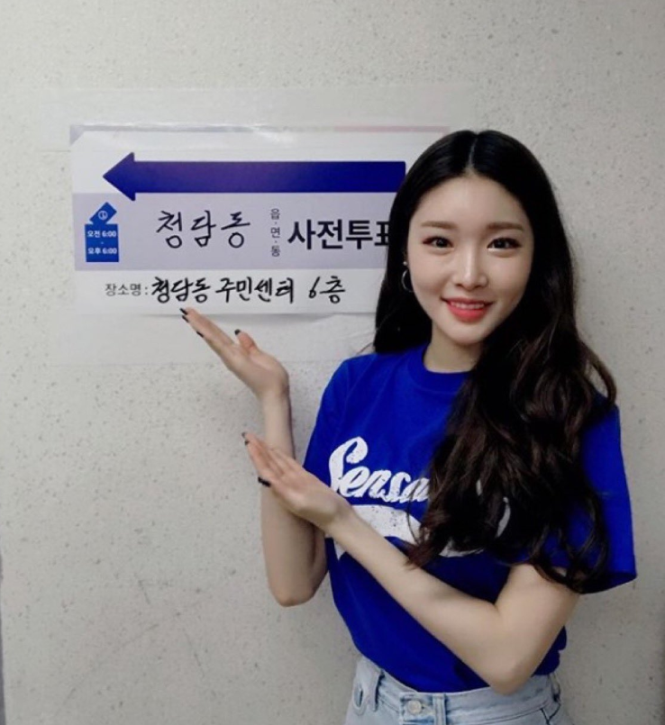 [잡담] 가수 청하 투표인증 | 인스티즈