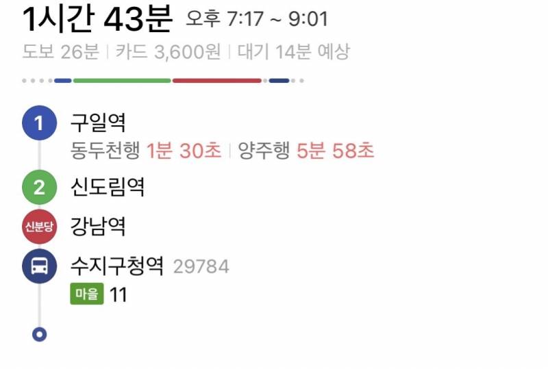 [잡담] 서울 사는 익들아 제방 도와주라 너네라면 어떤 길로 가?? | 인스티즈