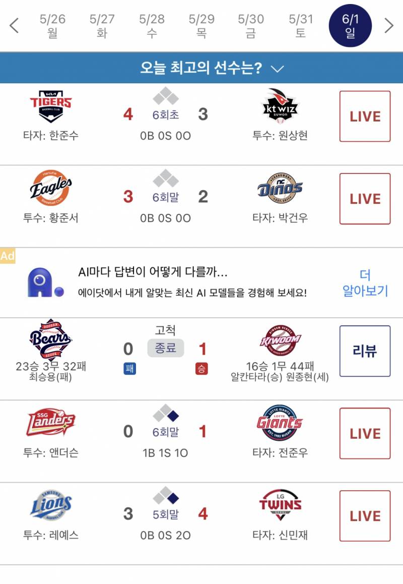 [잡담] 전구단 1점 차ㅋㅋㅋㅋㅋ | 인스티즈