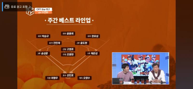 [잡담] 병현이 주간베스트 라인업 들었었네 | 인스티즈