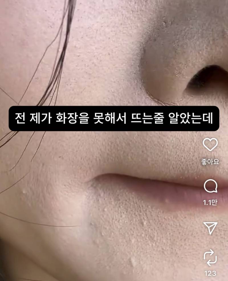 [잡담] 릴스 보다가 발견했는데 이런 피부 화장은 대체 어떻게해?? | 인스티즈