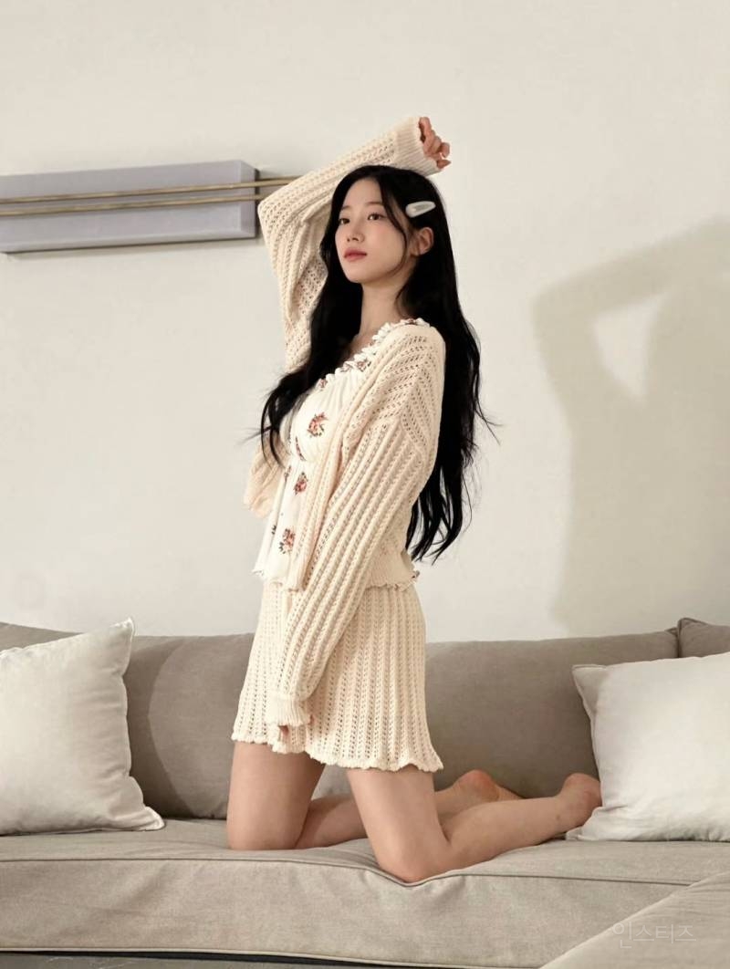 카즈하 인스타 새 피드 (젤라또피케 화보 현장) | 인스티즈