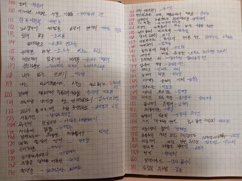 [잡담] 악필 주의)9달동안 읽은 책 목록 대공개 | 인스티즈
