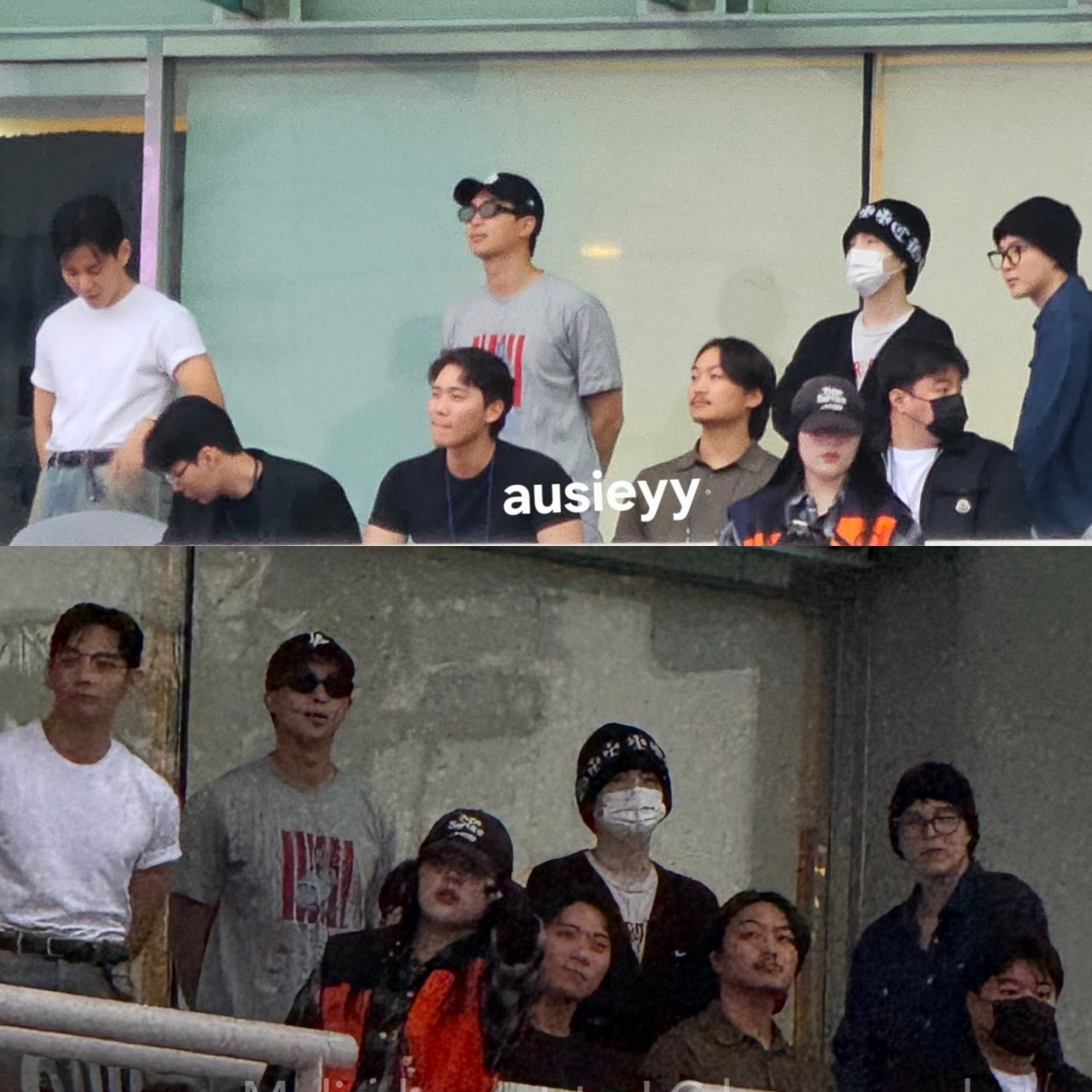 [정보/소식] 오늘자 제이홉 콘서트 관중석에 온 방탄 뷔 슈가 알엠 지민 | 인스티즈