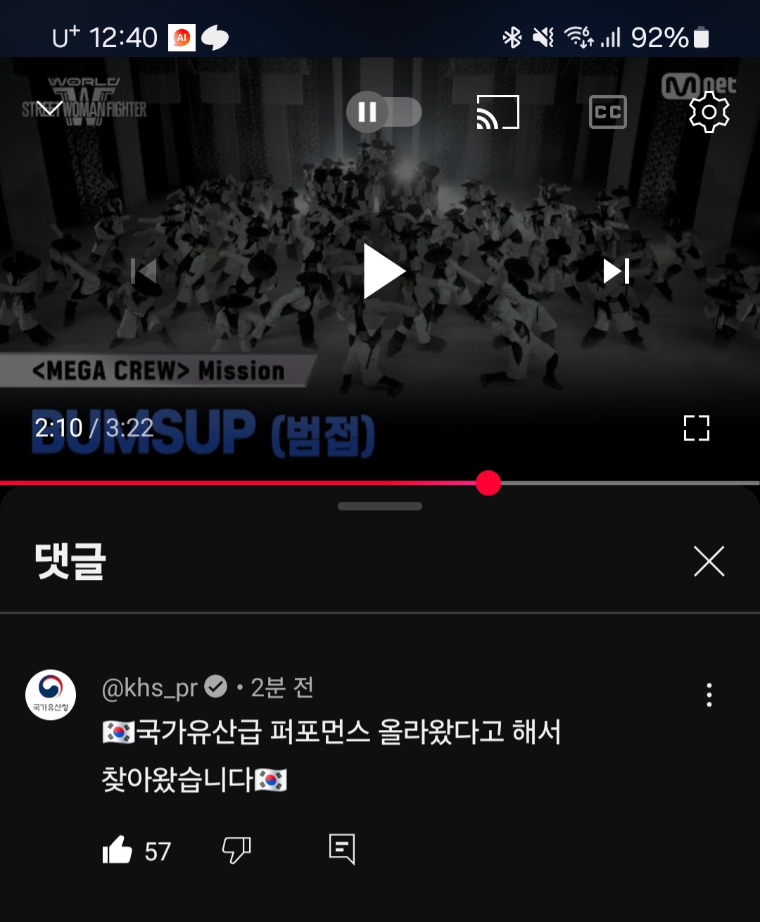[잡담] 범접 영상에 국가유산청 댓글 달렸어 ㅋㅋㅋㅋㅋ | 인스티즈