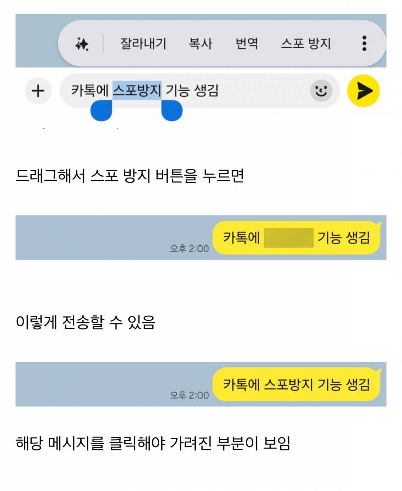 현재 97%가 모른다는 카톡 신기능.JPG | 인스티즈