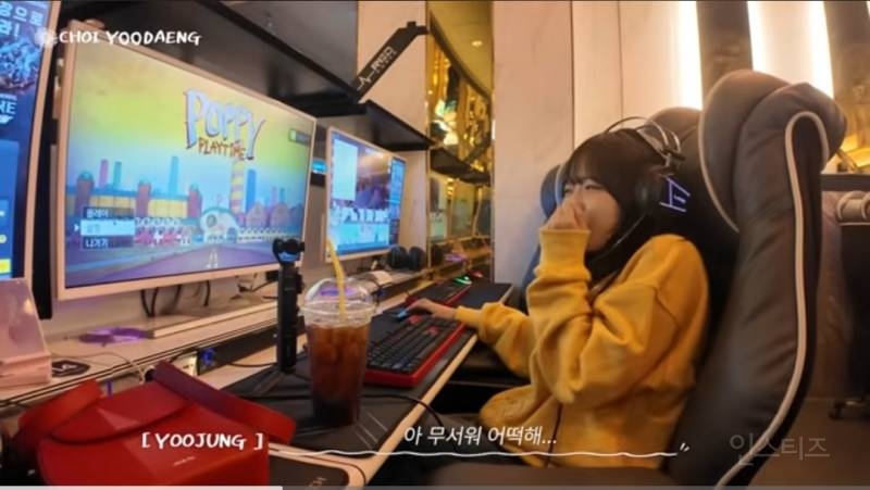 공포게임하다가 결국 울어버린 최유정.jpg | 인스티즈