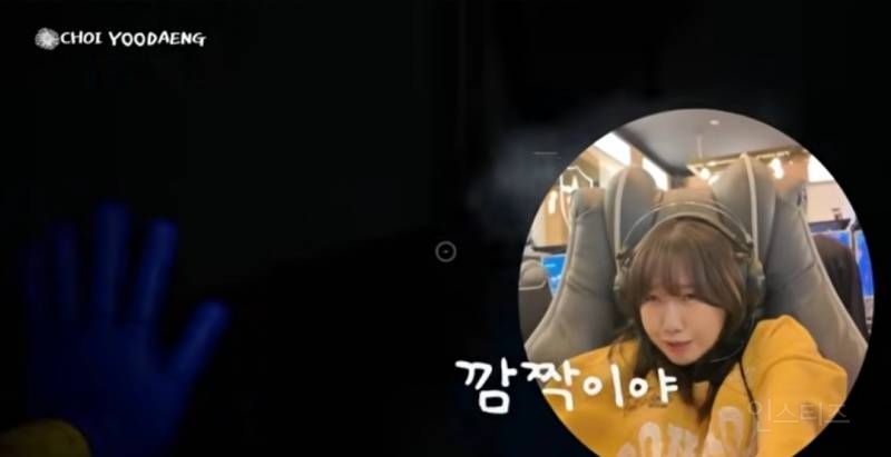 공포게임하다가 결국 울어버린 최유정.jpg | 인스티즈