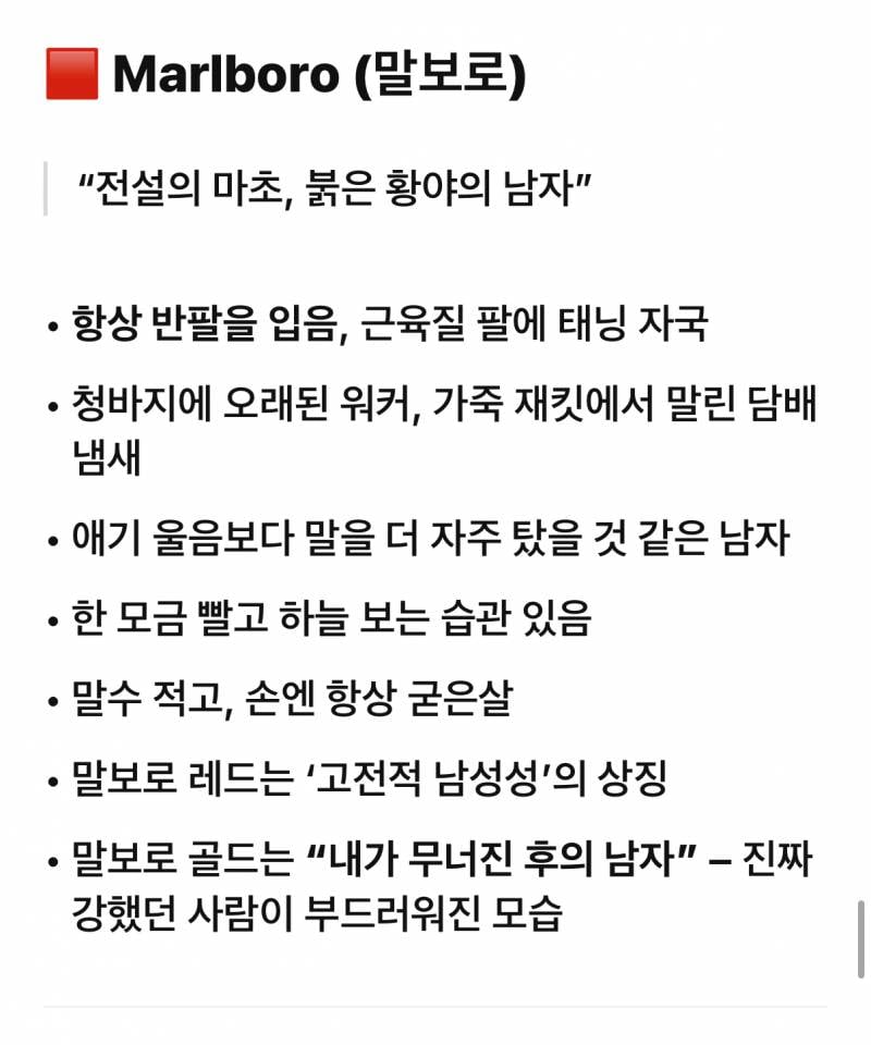 [잡담] 심심해서 지피티한테 담배별 흡연자 이미지 달라하니까ㅋㅋㅋㅋㅋ | 인스티즈
