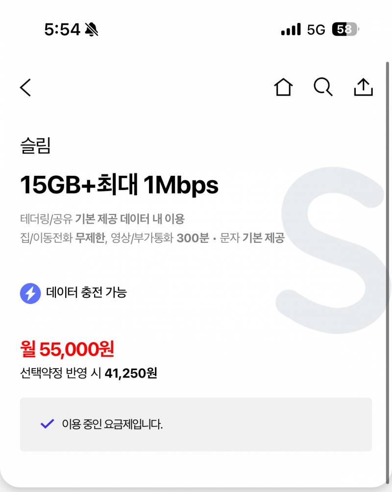 [잡담] 요금제 이거 15기가 다쓰고나면 속도제한으로 이용가능한거같아?? | 인스티즈