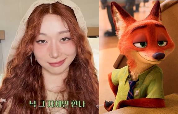 본인이 주토피아 여우 닉 닮았다는 걸그룹 멤버 | 인스티즈