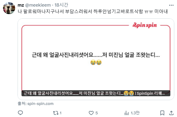 [마플] 노래 구리다고 한사람 몇천인용 싸불 패드립 테러한 ㅇㅇㄹ 팬들 | 인스티즈