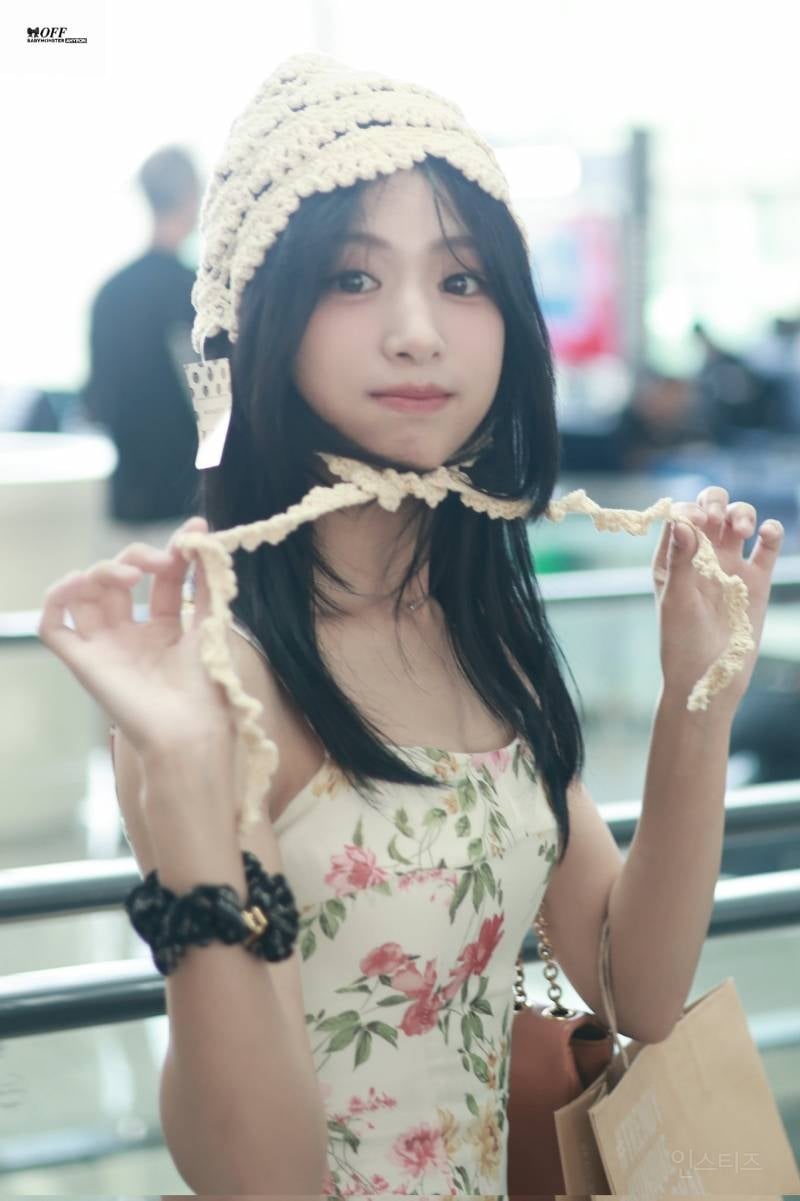 오늘 베이비몬스터 아사 아현 출국 사진 | 인스티즈