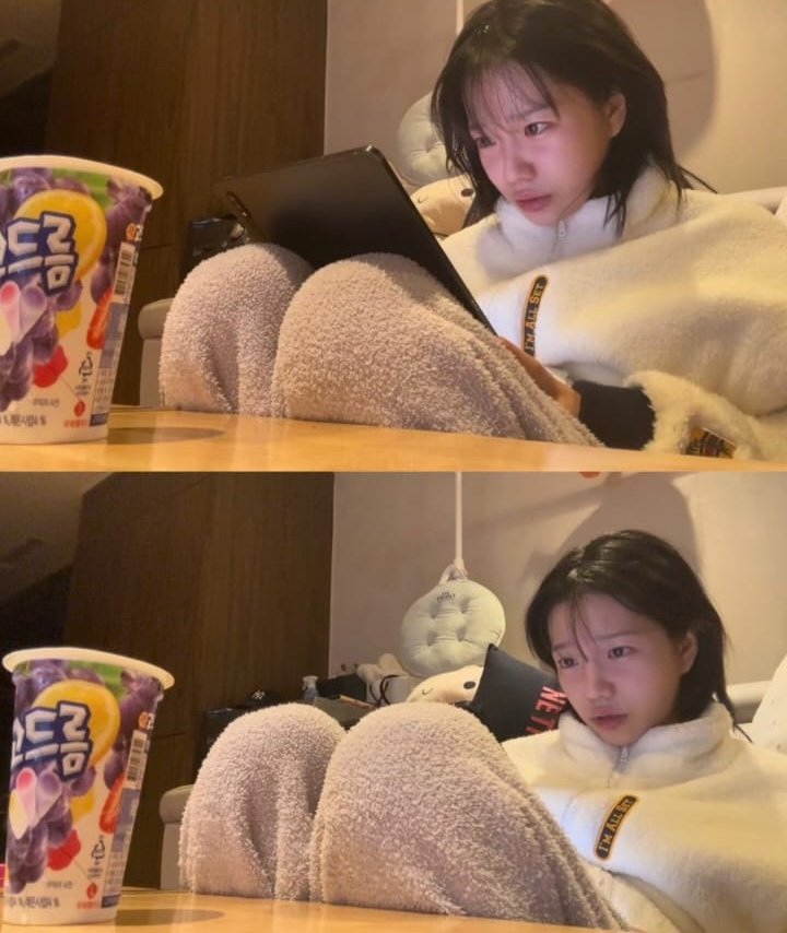[잡담] 조유리 오겜3 촬영중에 대본보고 연습하는거 신기함ㅋㅋ | 인스티즈