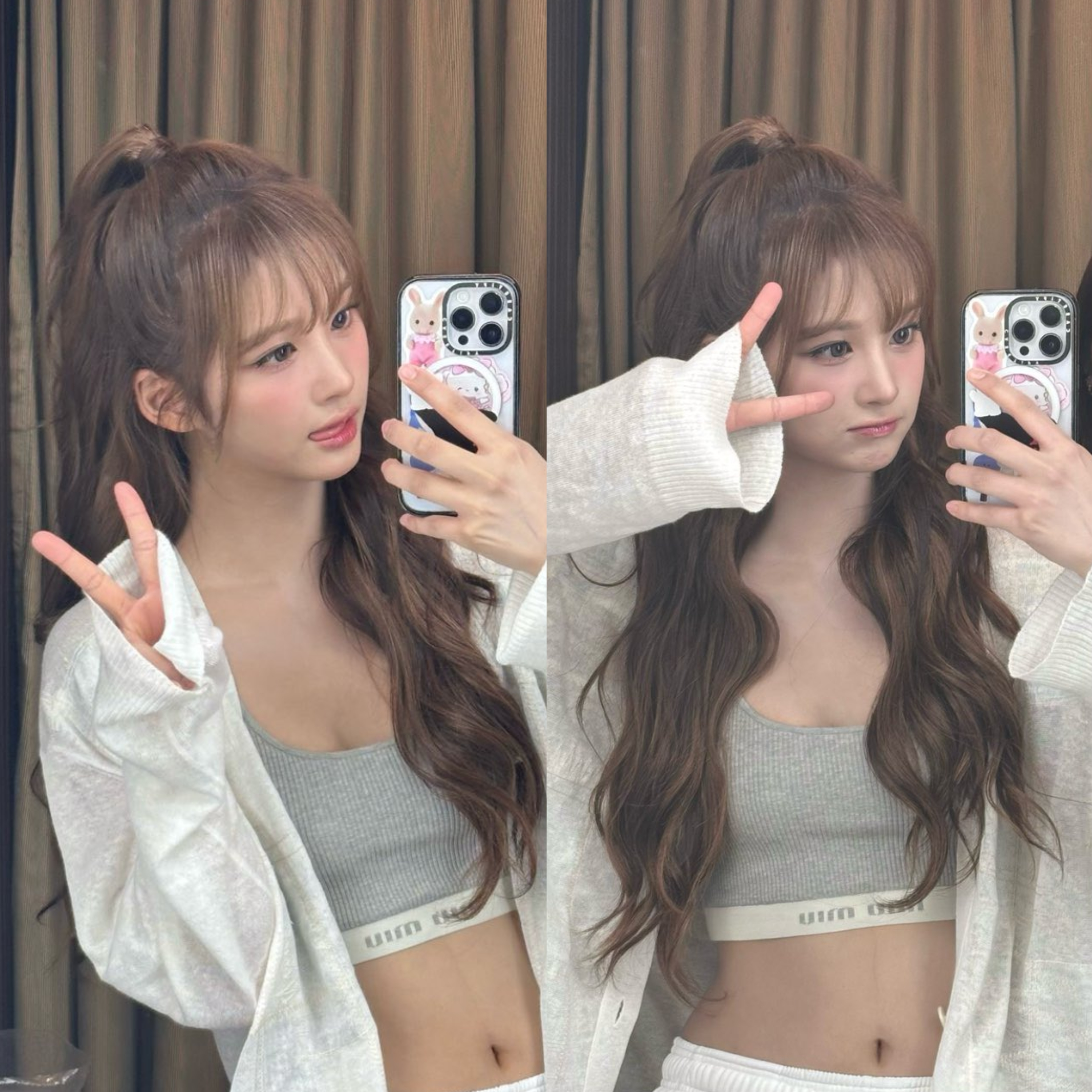 [잡담] 어제자 배이한테 옷 단속 당하는 설윤ㅋㅋㅋ | 인스티즈