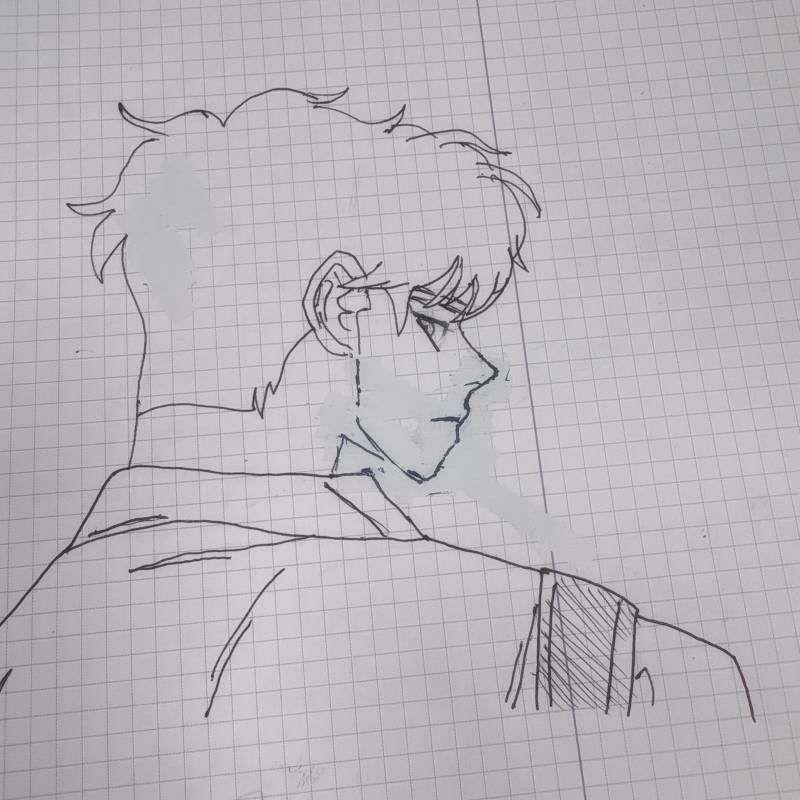 [잡담] 그림 처음 그리는데 고은혁 모작해봤어!! | 인스티즈
