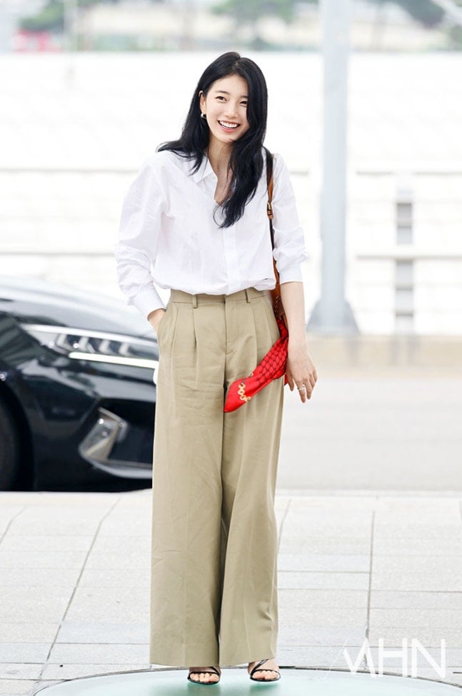 오늘자 셀린느 출국 공항패션 수지.....jpg | 인스티즈