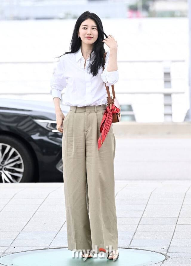 오늘자 셀린느 출국 공항패션 수지.....jpg | 인스티즈