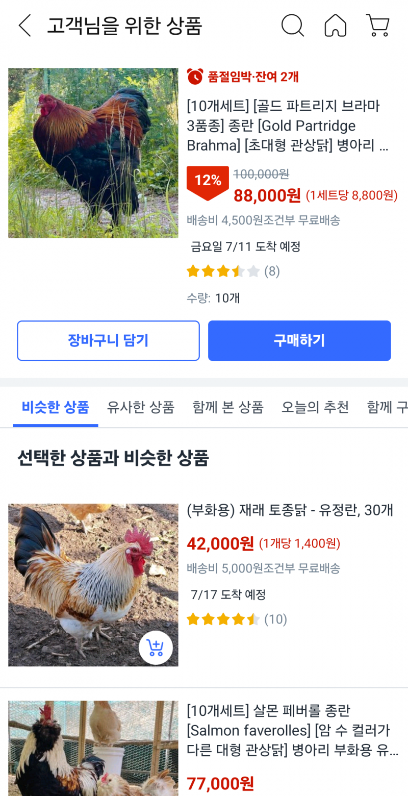 [잡담] 쿠팡에서 유정란도 판대 | 인스티즈