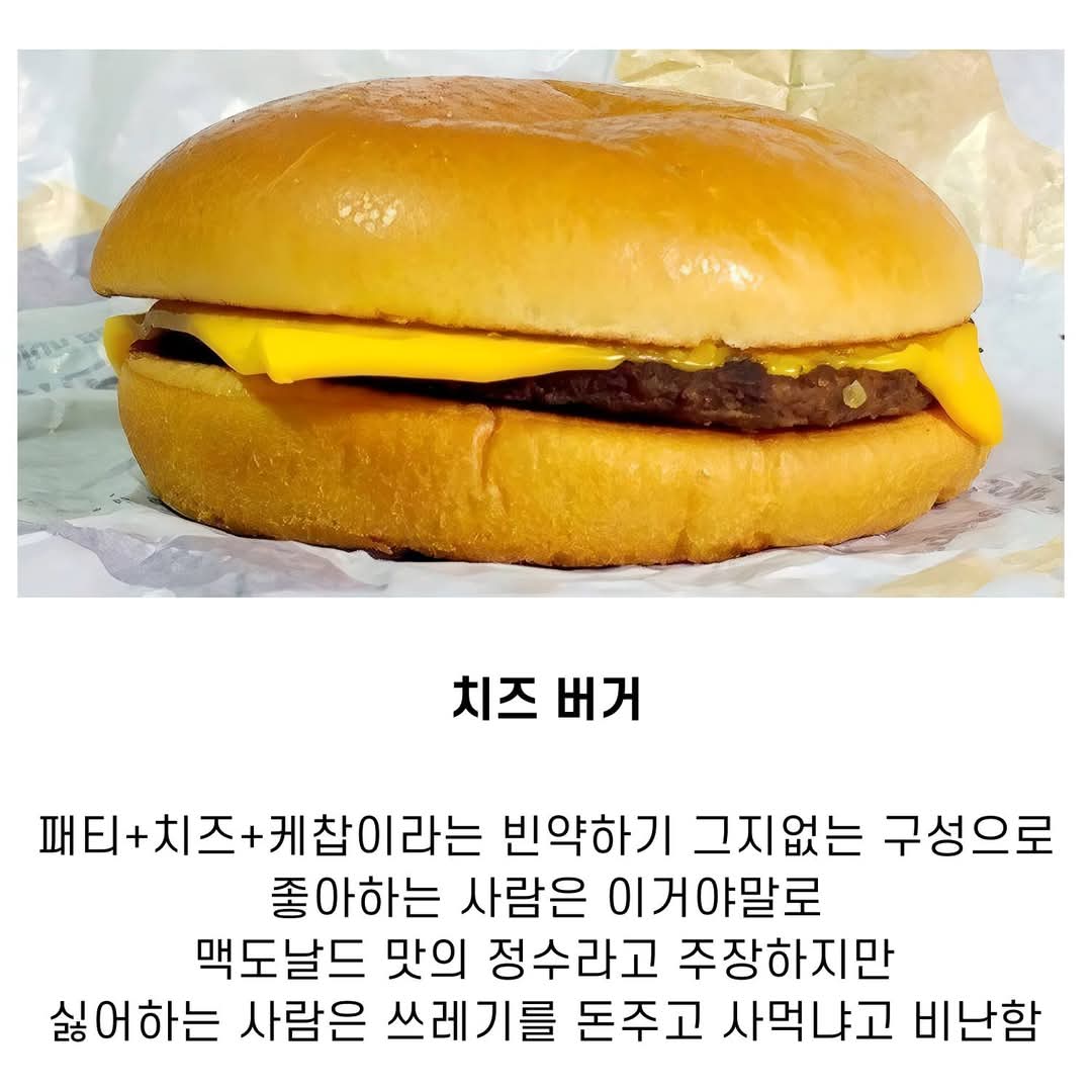 호불호 갈리는 맥도날드 햄버거.jpg | 인스티즈