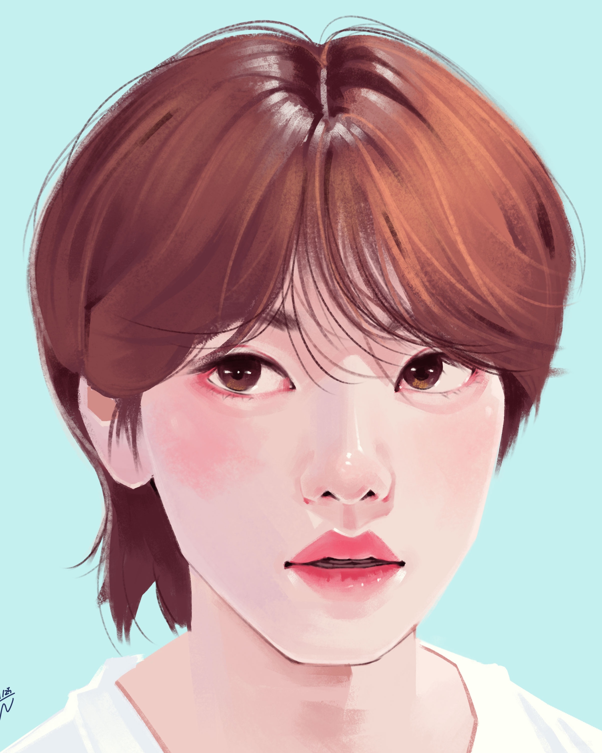 [잡담] 뽀용뽀용한 얼굴 그리기 | 인스티즈