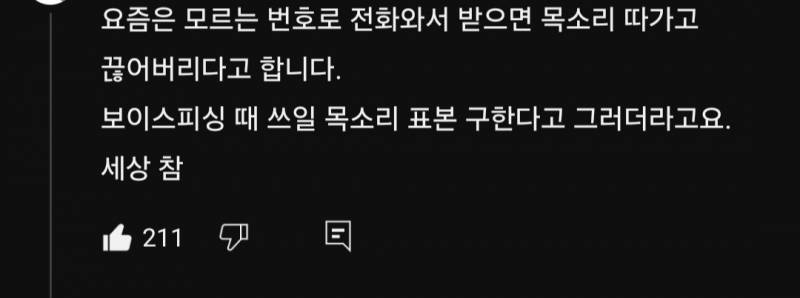 [잡담] 헐 개소름임 보이스피싱이 내 목소리 보이스피싱에 쓸거 같음 어떡해 | 인스티즈