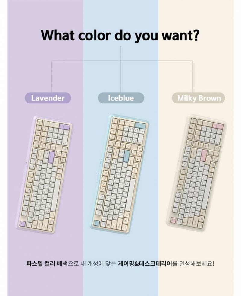 [잡담] 키보드 무슨색이 젤 이뻐? | 인스티즈