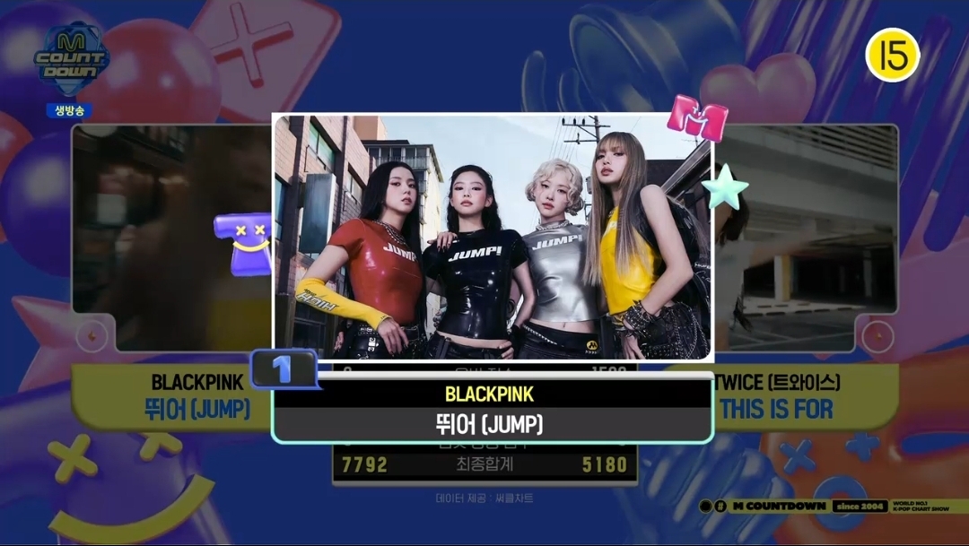 [정보/소식] 엠카 7월 셋째주 1위 블랙핑크 | 인스티즈