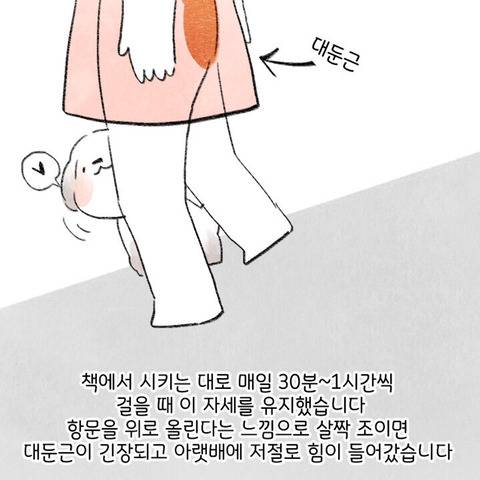 일주일동안 항문에 힘을 주고 걸으면 생기는 일 | 인스티즈