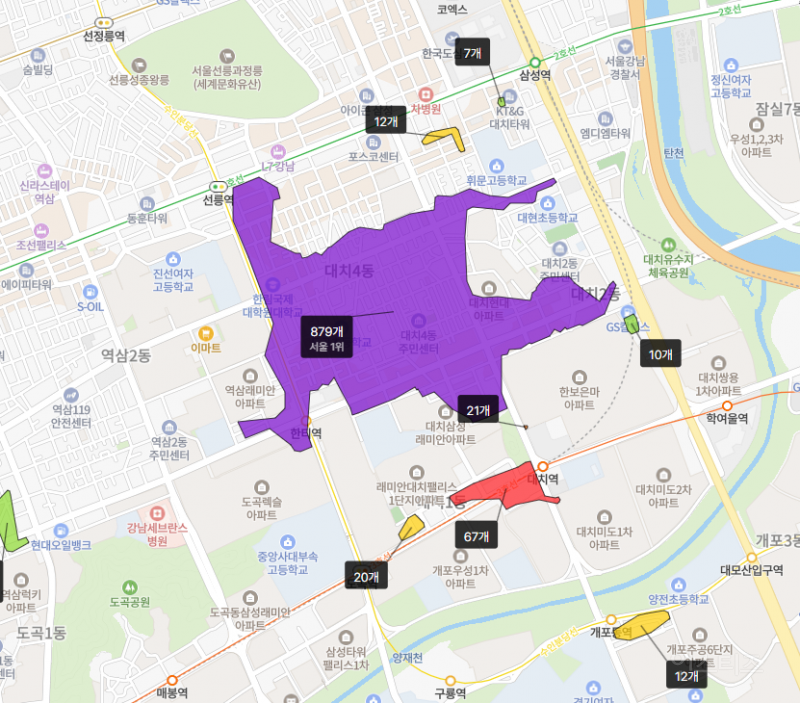 아파트가격 높은 대한민국 10대 학군지 ㄷㄷ | 인스티즈