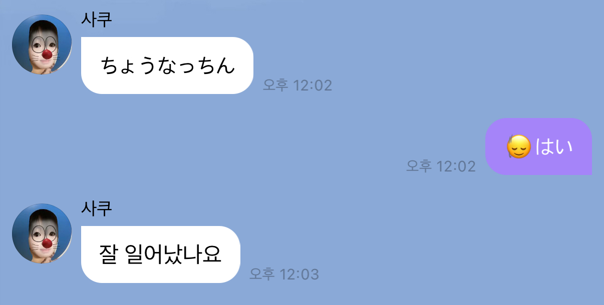 [잡담] ㅇㄴ 사쿠 한본어 개웃기다 | 인스티즈