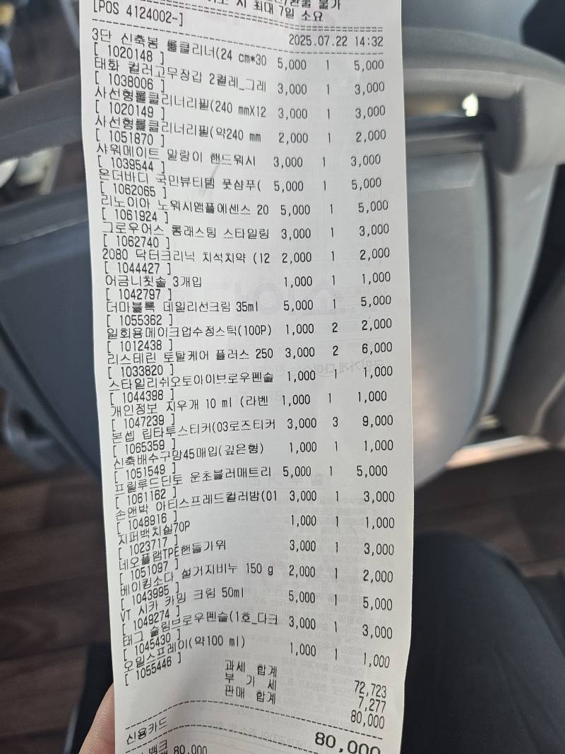 [잡담] 지원금으로 다이소에서 8만원 썼다 | 인스티즈