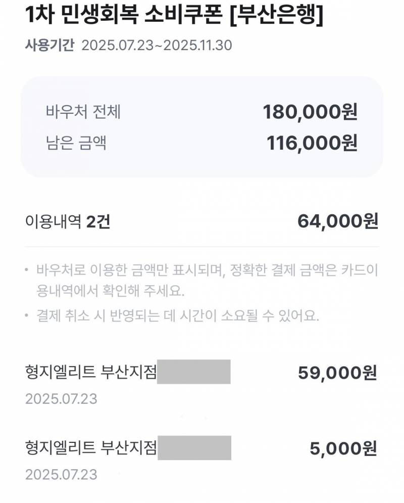 [잡담] 사직 형지 부선은행 비씨 체크카드로 결제가능 | 인스티즈
