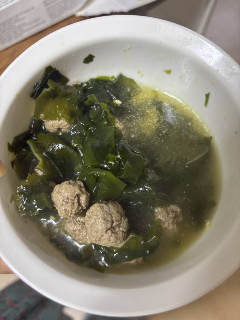 [잡담] 울집 강아지 몸보신으로 소고기 완자 미역국 해줬는데 뚝딱 했네 | 인스티즈