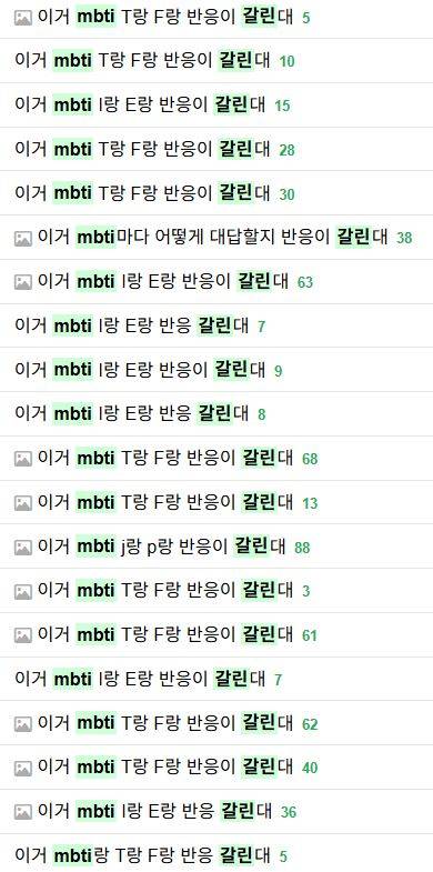 [잡담] 뭐 T들아 F들아 MBTI도 적어줘 MBTI 확인방법 등 전혀 MBTI랑 관련없는데 이런 질문 한다 걍 무시해 | 인스티즈