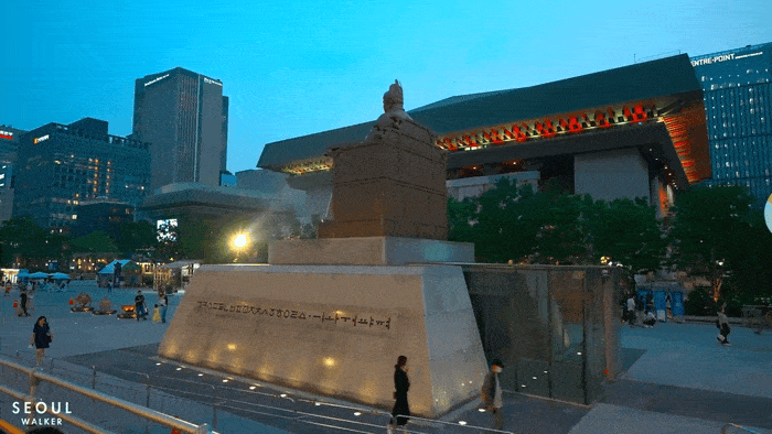 관광객들 눈 돌아가는 서울의 밤 시티 투어 버스...gif | 인스티즈