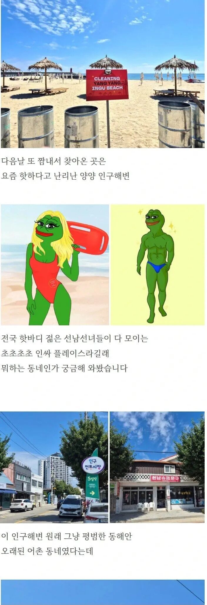 유흥성지라는 양양 다녀온 돈찐 근황 | 인스티즈