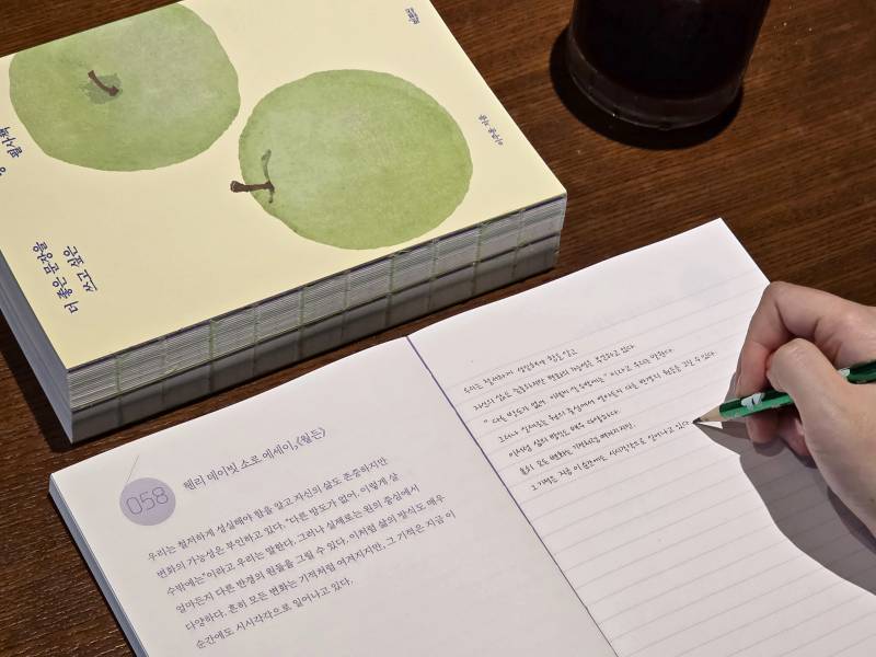 도서 '더 좋은 문장을 쓰고 싶은 당신을 위한 필사책 (청사과 에디션)' 증정 이벤트 | 인스티즈