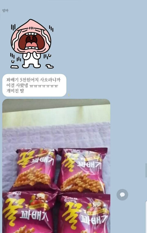 꽈배기 5천원어치 사오래서 사갔더니 엄마가 욕을 하네요 | 인스티즈