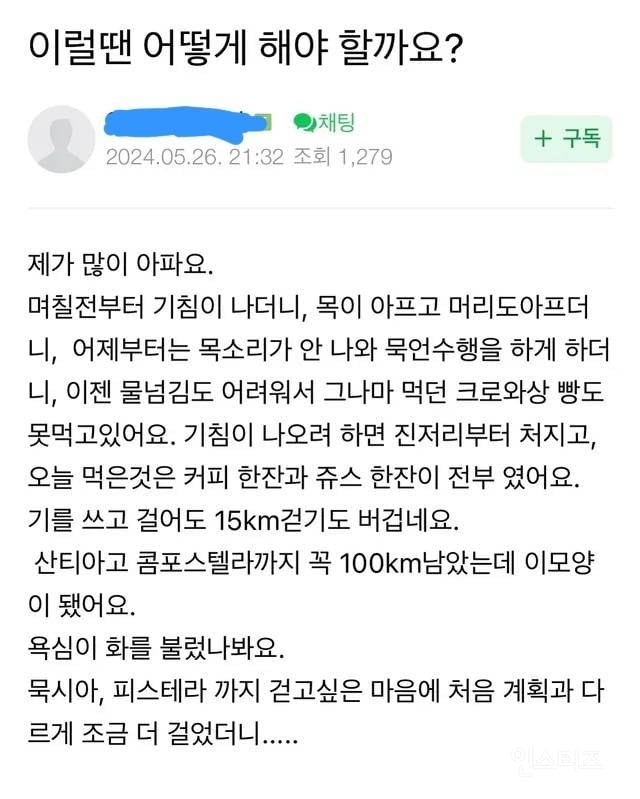 70대 할머니의 산티아고 순례길 800km 완주 | 인스티즈
