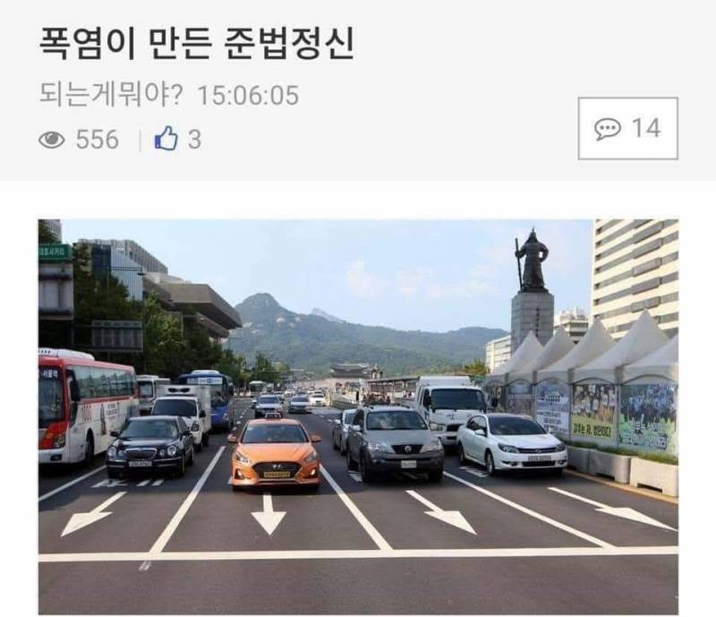폭염이 만든 준법정신 | 인스티즈