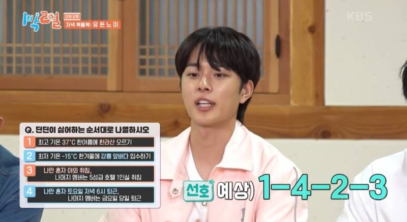 1박2일에서 신뢰도 제로인 이준 | 인스티즈