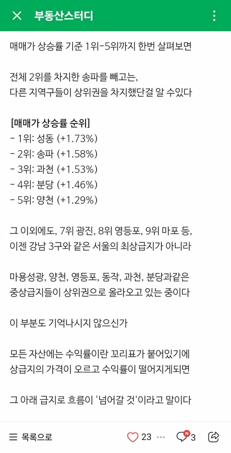선 넘기 시작하는 서울 집값 근황 | 인스티즈