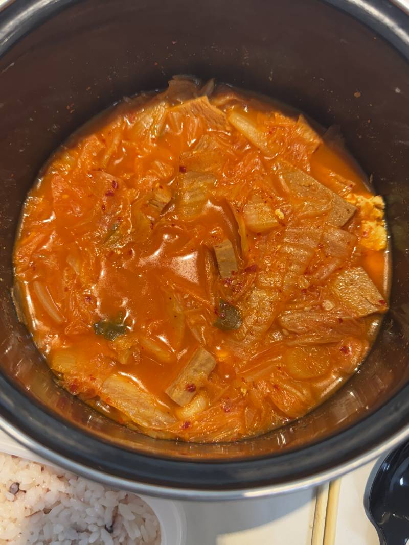 [잡담] 나 중2인데 김치찌개 스스로 끓여봄!! | 인스티즈