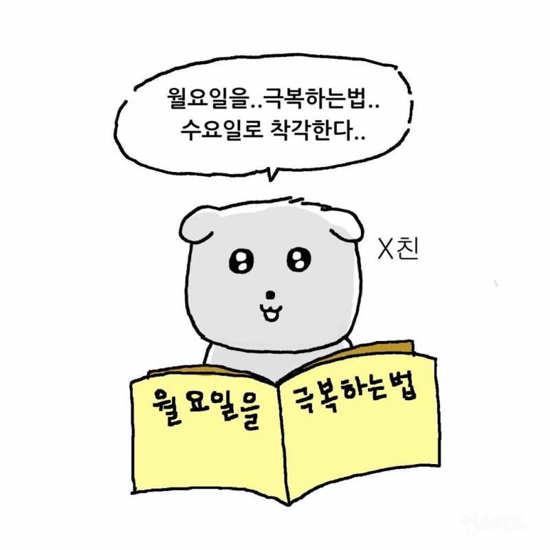 월요일을...극복하는법... | 인스티즈