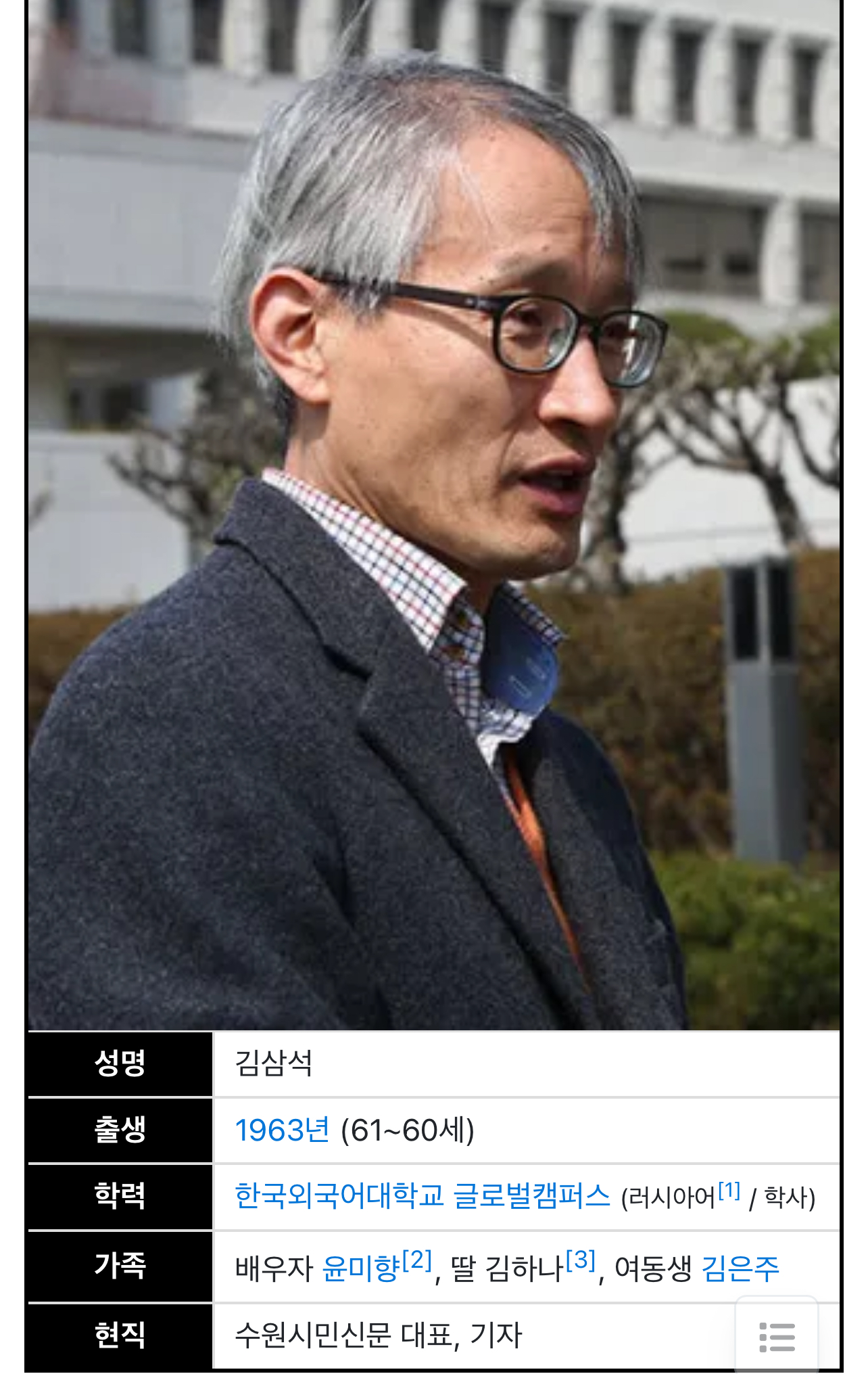 [마플] 여기서 잠깐… 너무나 선량한 윤미향 남편에 대해 짧게 알아보자 | 인스티즈