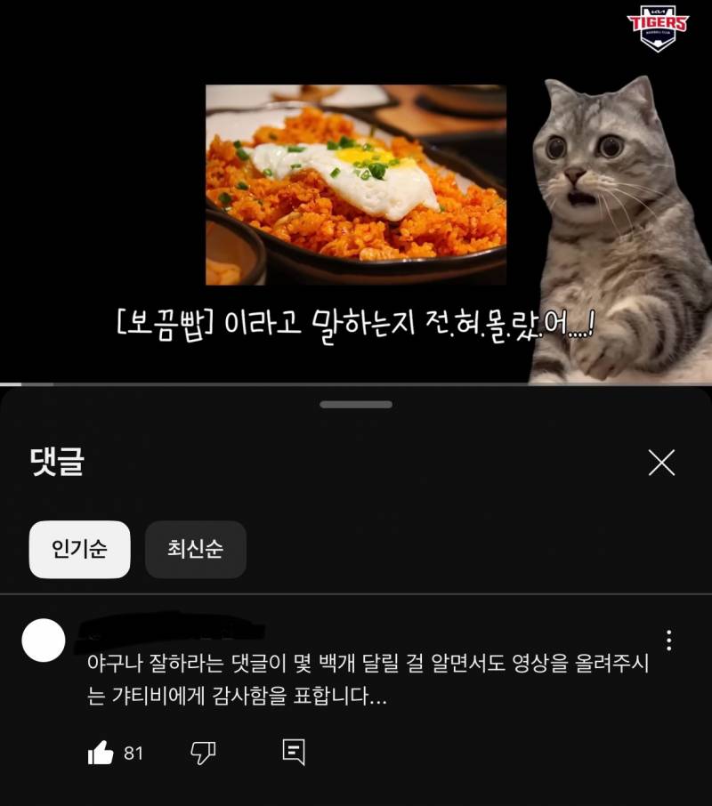[잡담] 갸티비 댓글 ㅠ | 인스티즈